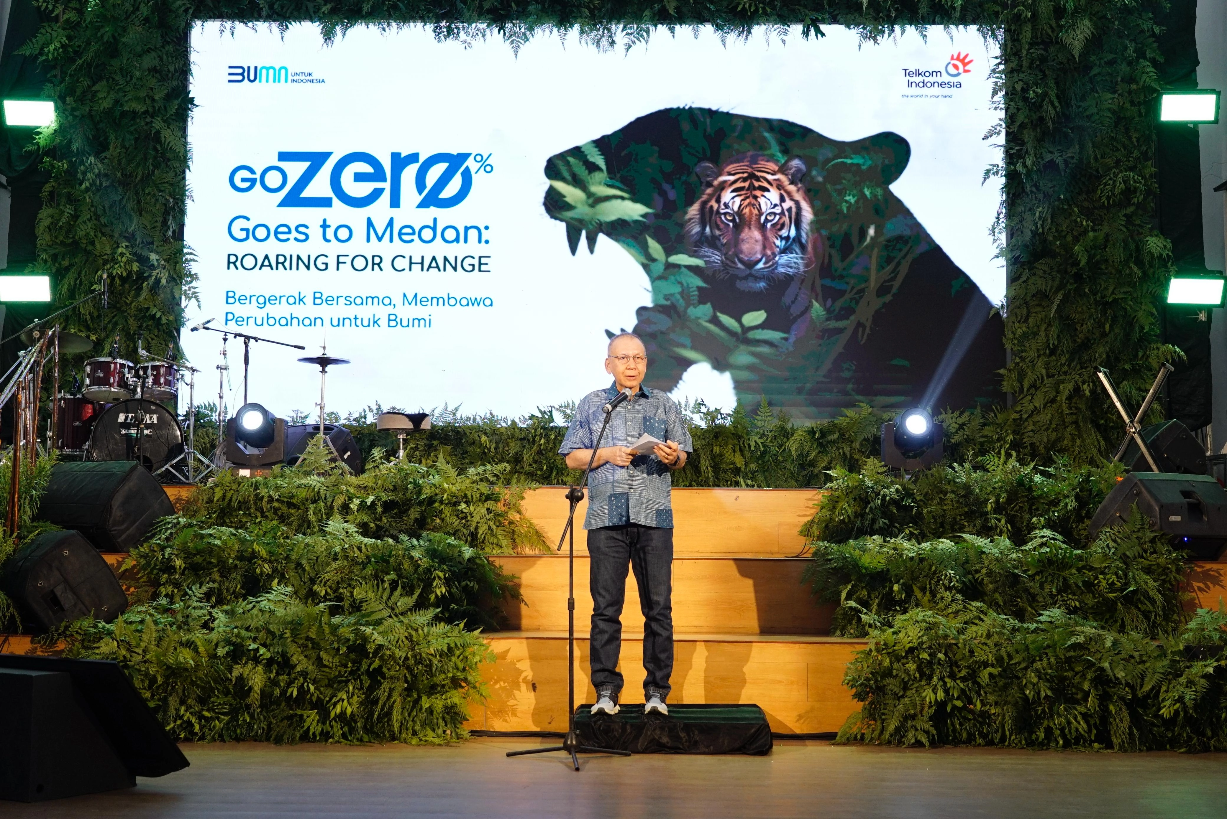 GoZero% Goes to Medan, Telkom Libatkan Komunitas Lokal, UMK, dan Masyarakat Gerak Bersama Bawa Perubahan untuk Bumi